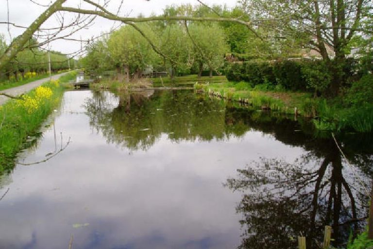 De Goudse Vliet gezien vanaf de ventweg